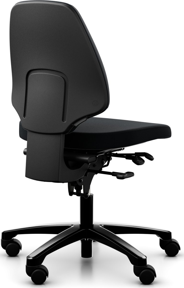 Kontorsstol RH Activ 222 Hög rygg Bred sits Svart