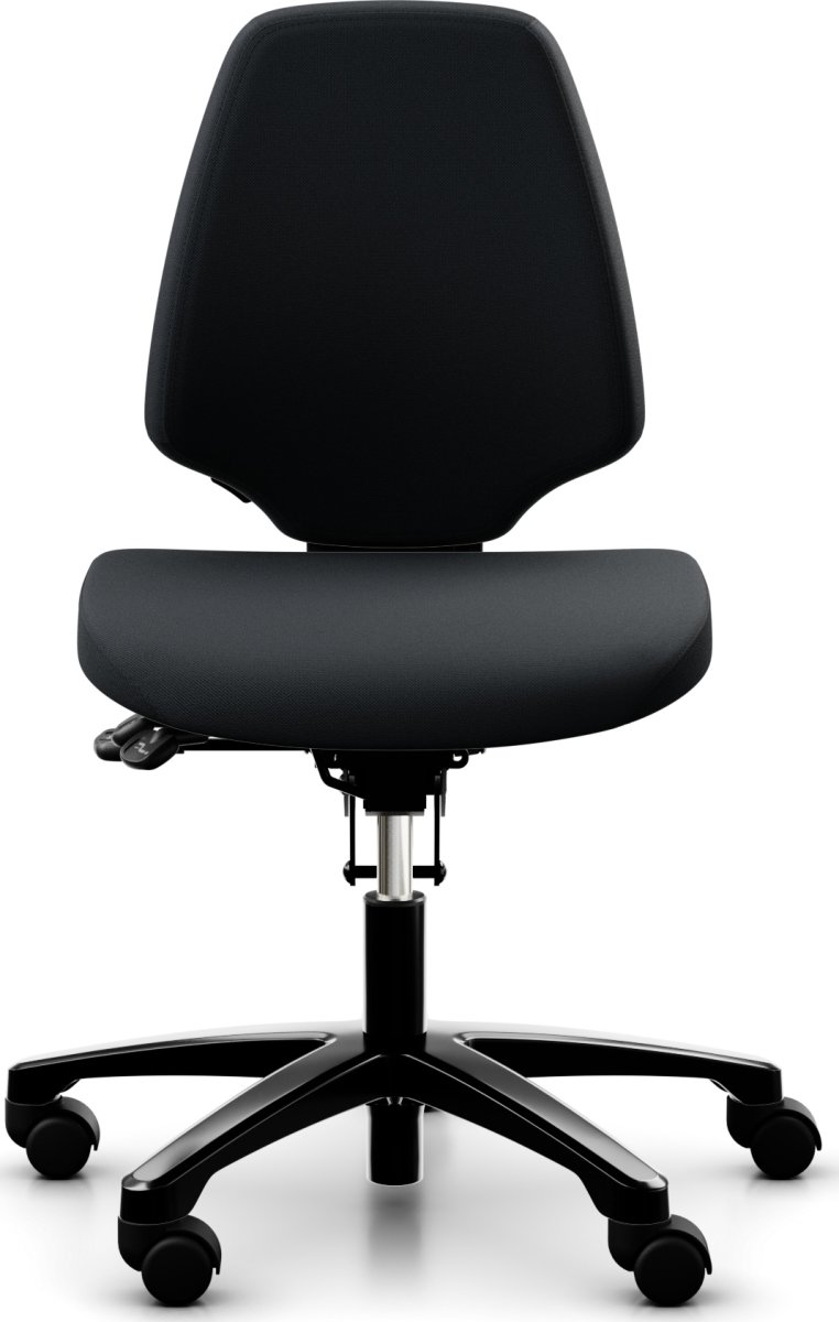 Kontorsstol RH Activ 222 Hög rygg Bred sits Svart