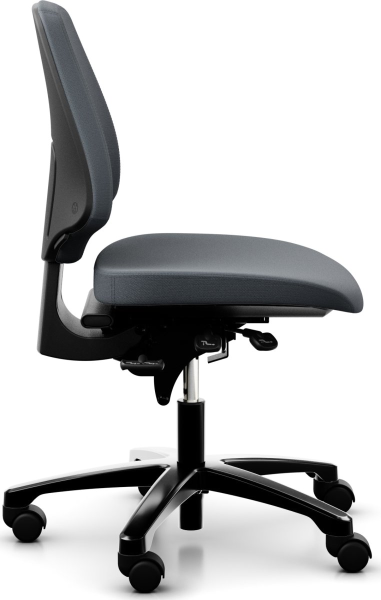 Kontorsstol RH Activ 222 Hög rygg Bred sits Grå