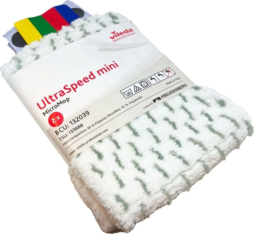 Moppar till Vileda UltraSpeed Mini startkit.