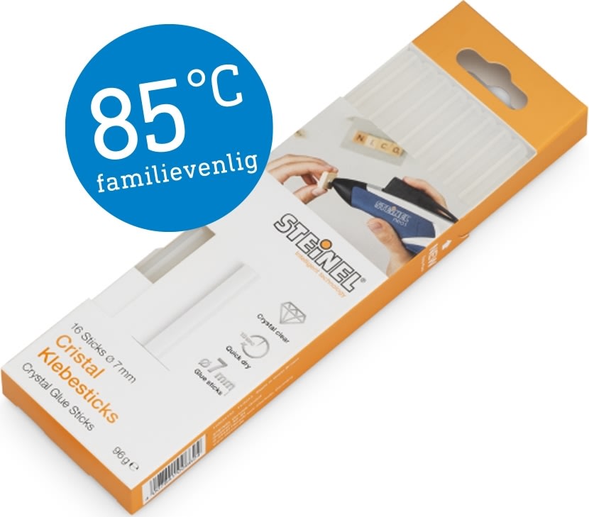 Steinel Limstift kristall, 7mm, 85°C, 16 st.