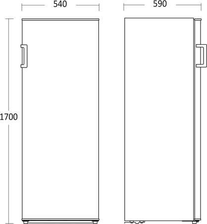 Scandomestic SFS226WE - Frys, vit