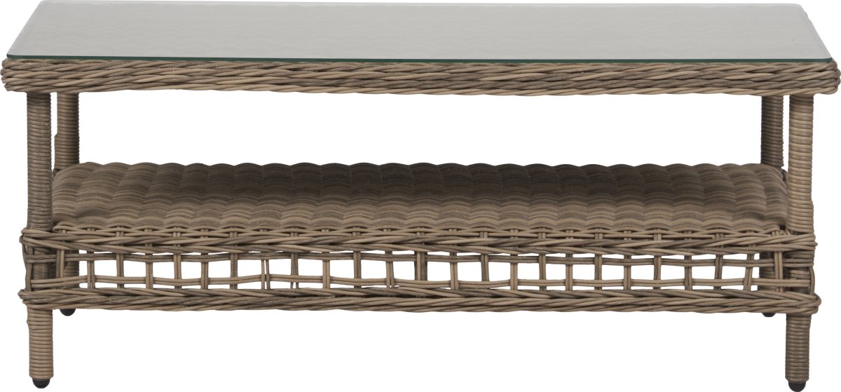 Frøya Loungeset 5 pers. 4 delar, beige/natur