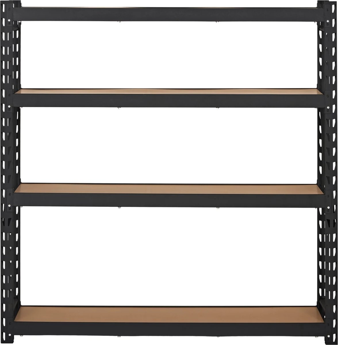 Stålställ med 4 hyllplan, 600 kg, 180x180x45 cm