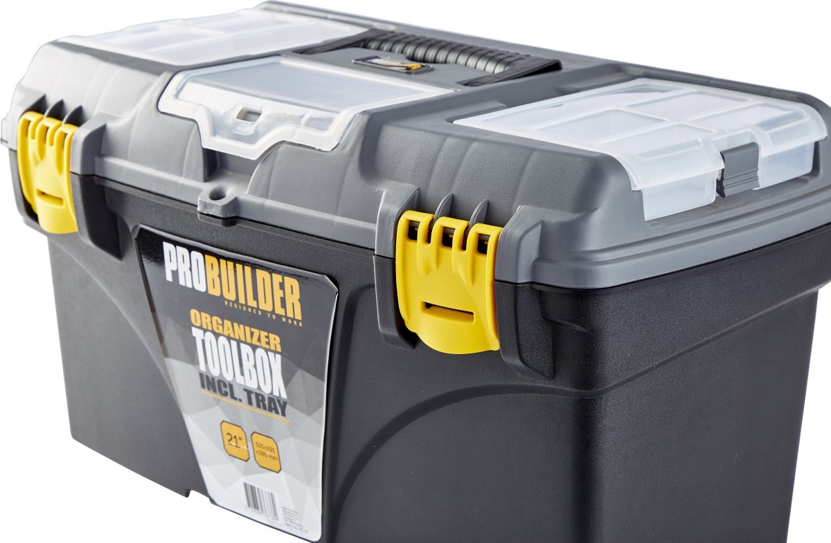 Probuilder verktygslåda m/organisator, 21"