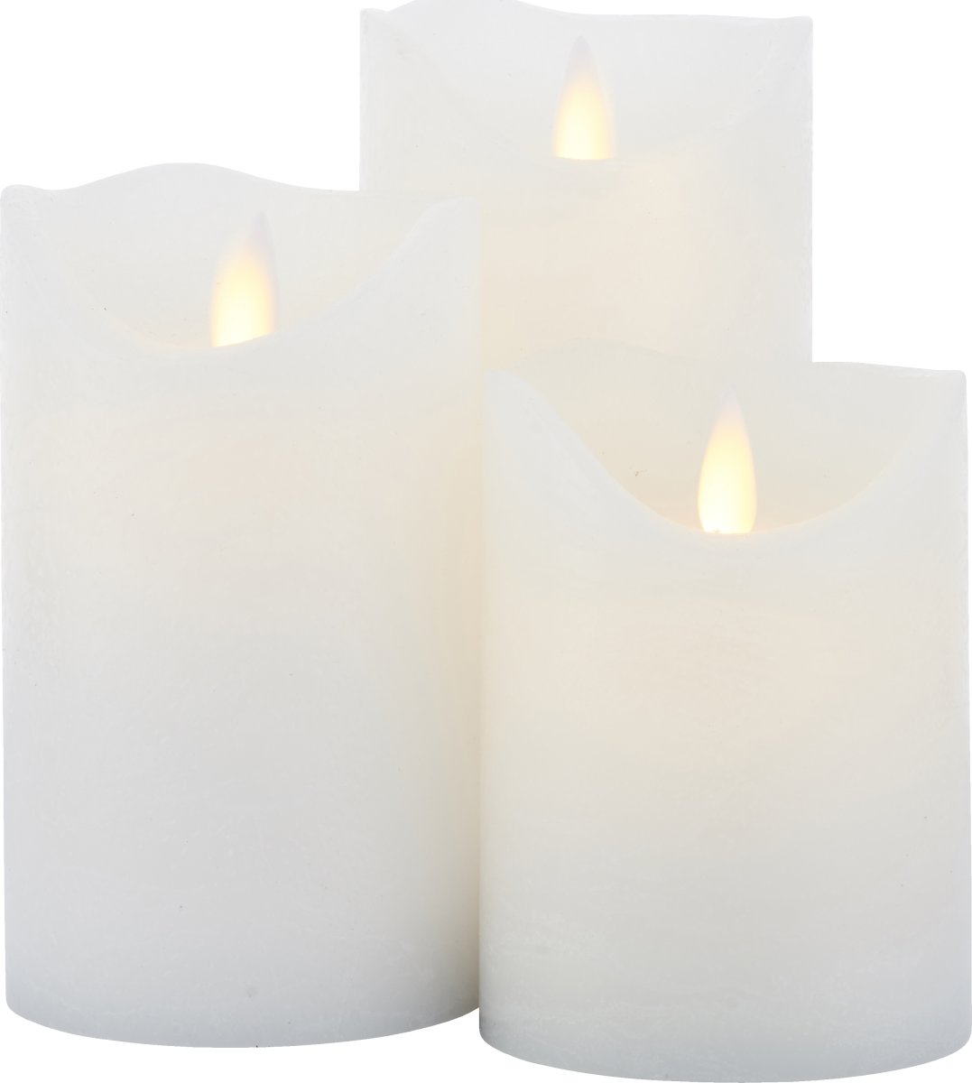 Sirius Sara laddningsbar LED-ljus H10,5/12,5/15 cm