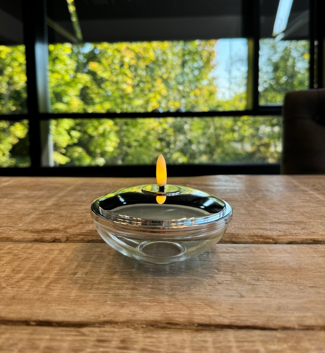 Sirius Lia laddningsbar bordslampa H5 cm, krom