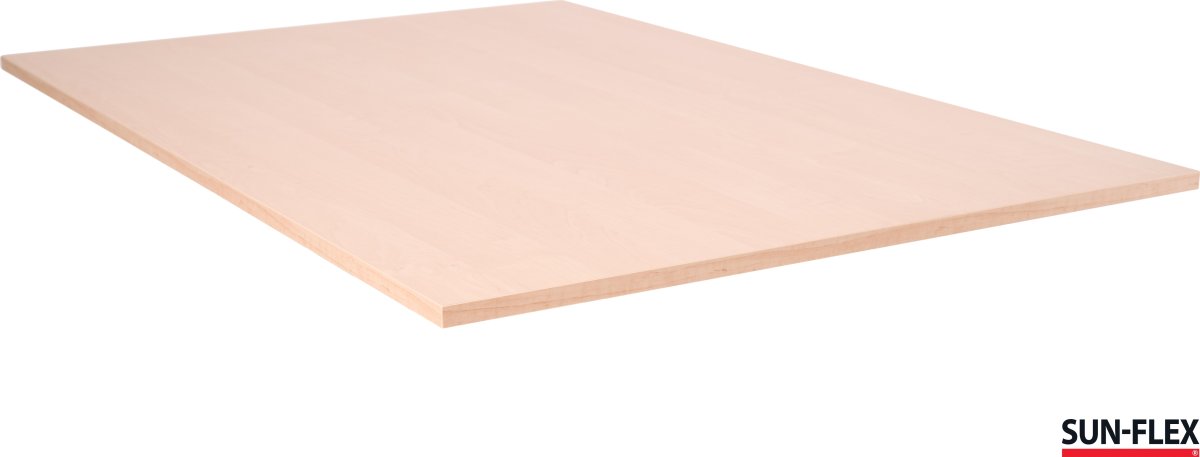 Sun-Flex I höj-/sänkbart bord, 160x80, svart/björk