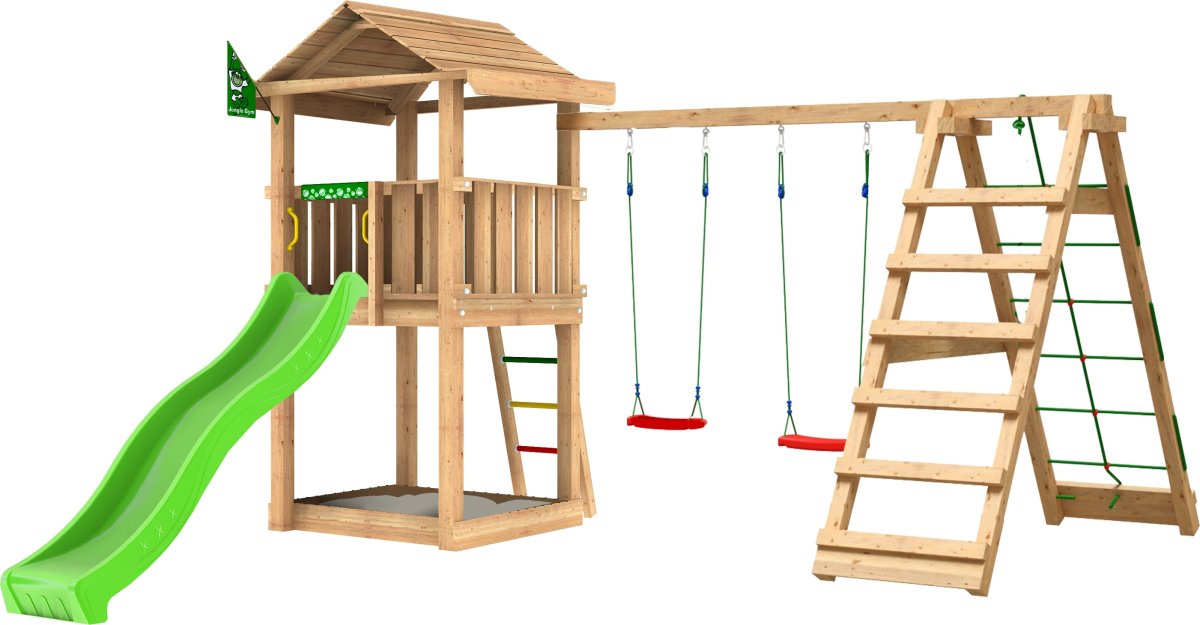 Jungle Gym House 2.1 Lektorn/klättring&rutschkana