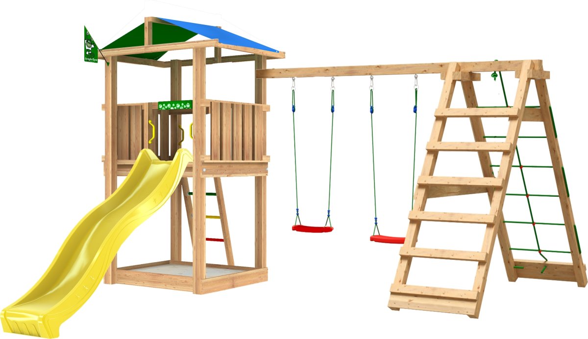 Jungle Gym Hut 2.1 Lektorn, Klättring & Rutschkana