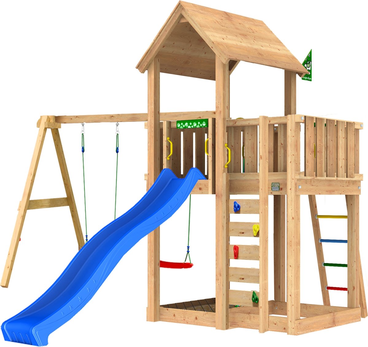 Jungle Gym Mansion 2.1 Lektorn, gungor&rutschkana