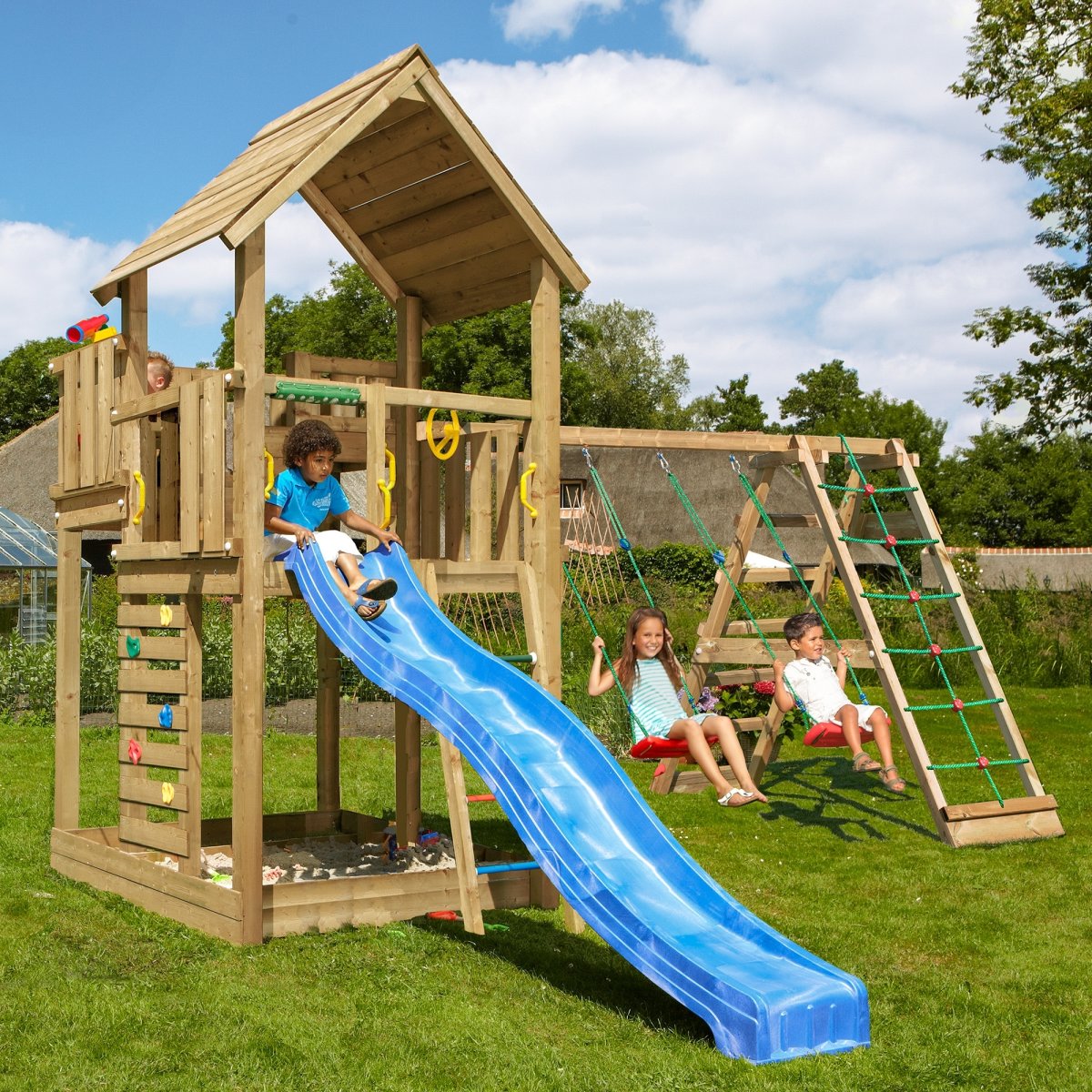 Jungle Gym Palace 2.1 Lektorn, klättring/rutschk.