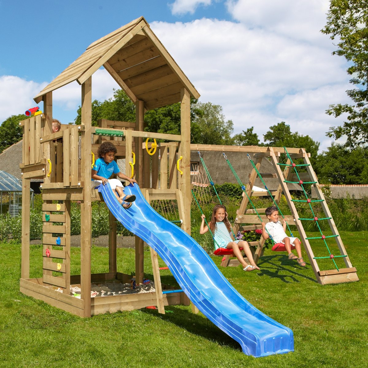 Jungle Gym Palace 2.1 Lektorn, klättring+rutsch