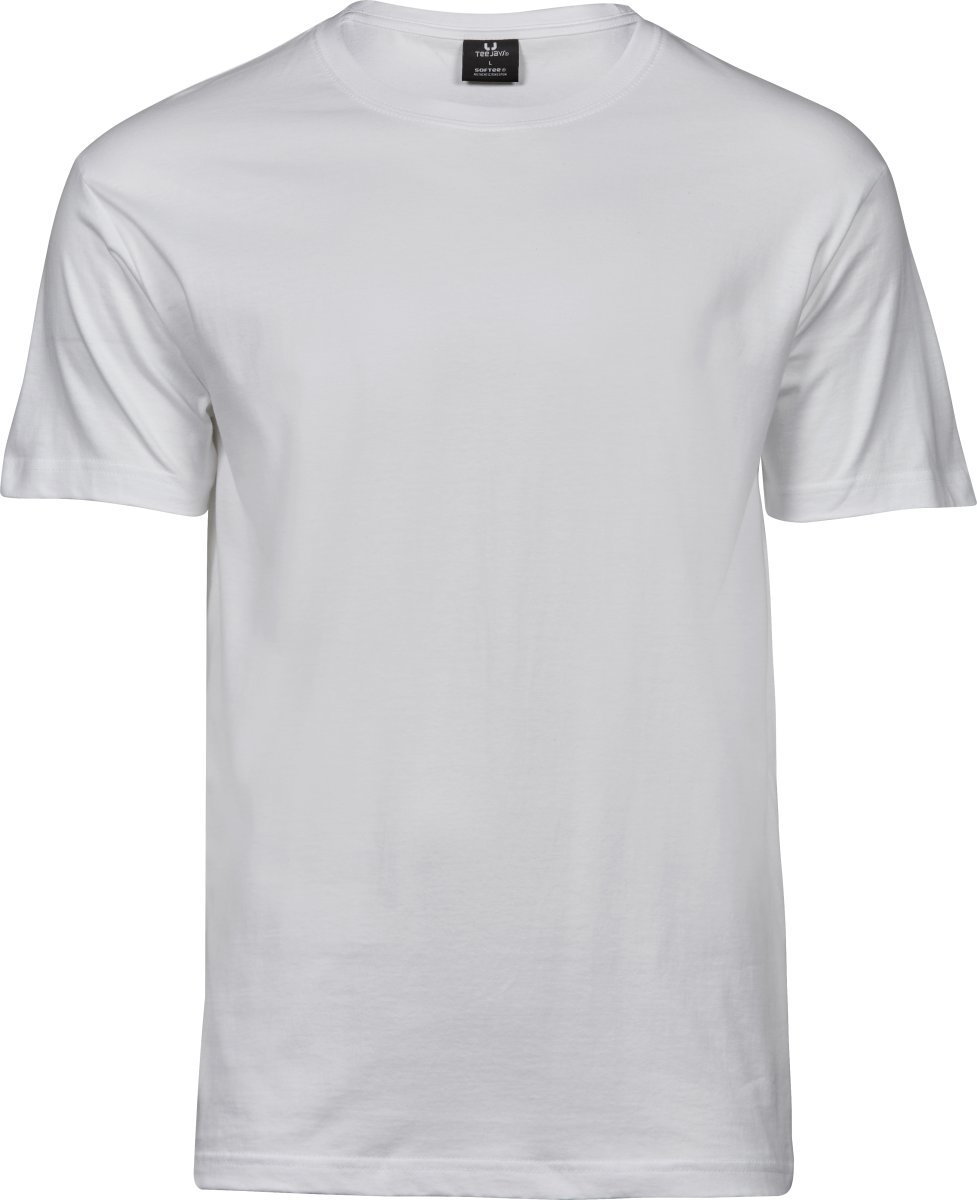 Tee Jays Sof Tee, Vit, Storlek 4XL