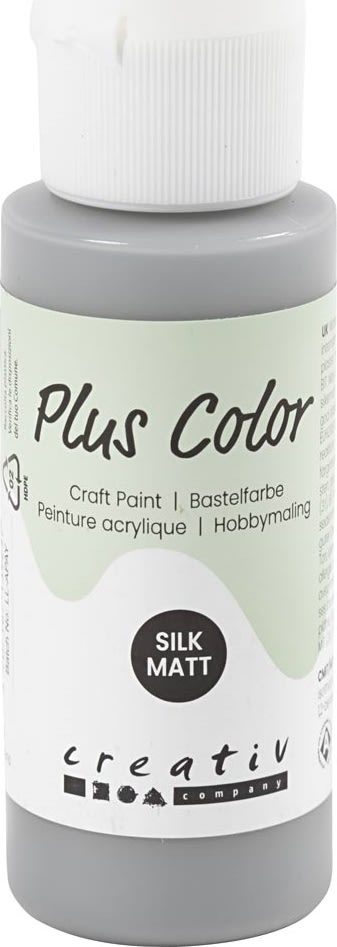 Hobbyfärg Plus Color 60ml rain grey