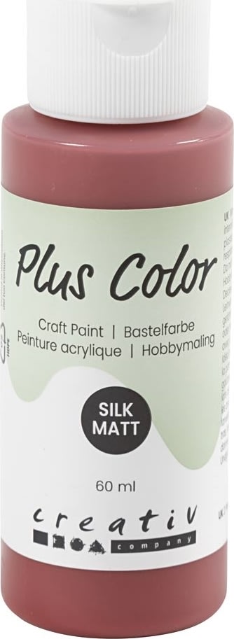 Hobbyfärg Plus Color 60ml antik röd