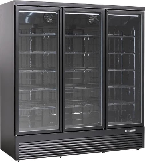 Scandomestic DC1664BB - Displaykylskåp, svart