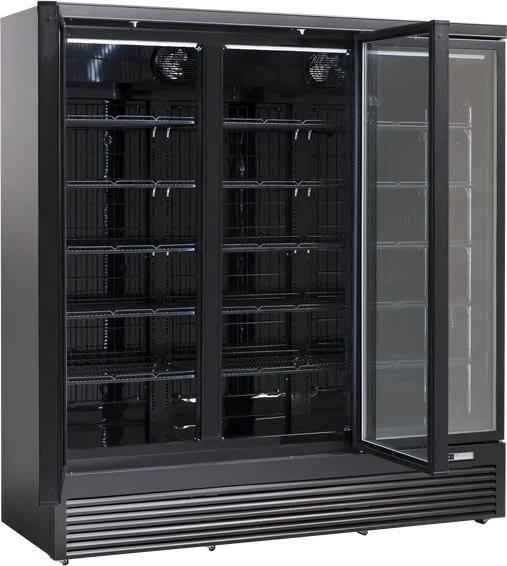 Scandomestic DC1664BB - Displaykylskåp, svart