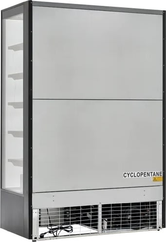 Scandomestic MDC1290BB - Displaykylskåp, svart