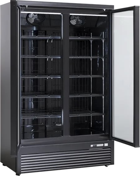 Scandomestic DF1006BD - Displayfrys, svart