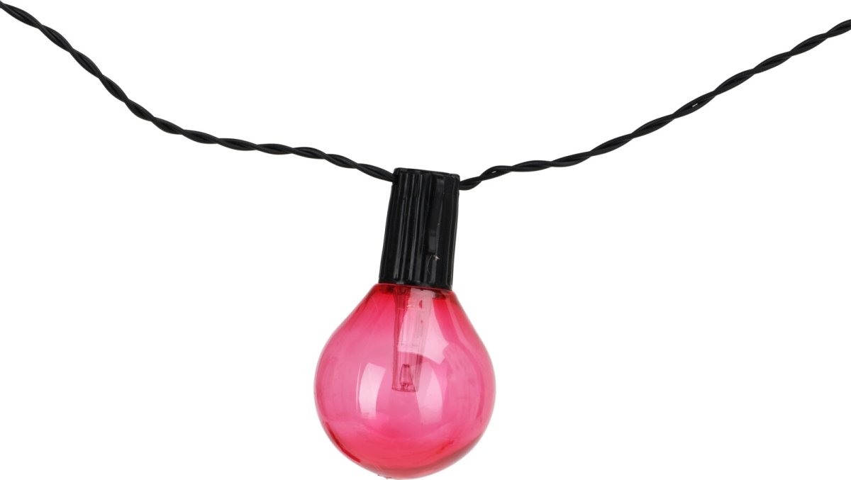 Festlig ljuskedja m/20 LED, 8 meter, flerfärgad