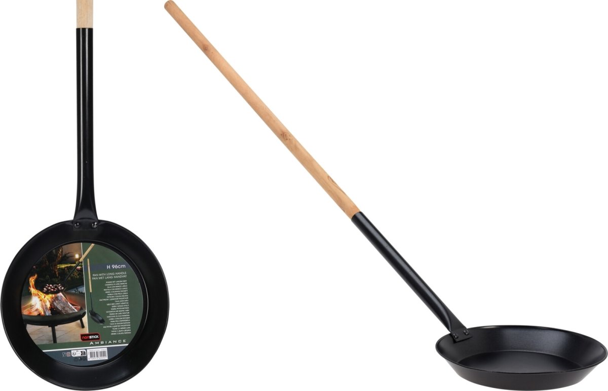 Eldpanna med långt handtag, Ø25 cm