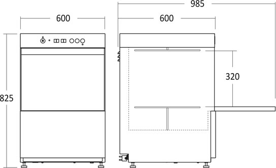 Scandomestic GD510BDDSS - Diskmaskin, stål