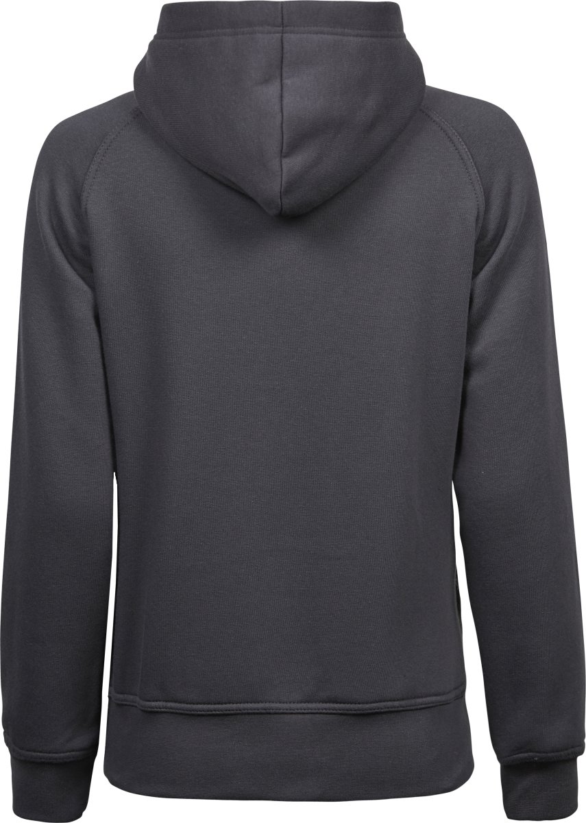 Tee Jays Hooded Dame Sweatshirt, Mørkegrå, Str.2XL