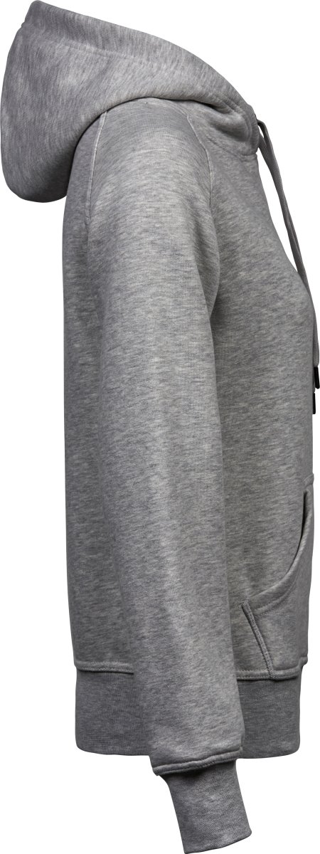 Tee Jays Hooded Sweatshirt, dam, Ljusgrå, Stl. XL