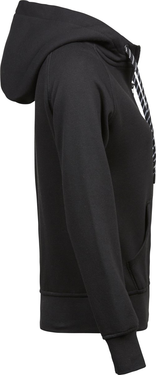 Tee Jays Fashion Hoodie, Dam, Svart, Stl. L