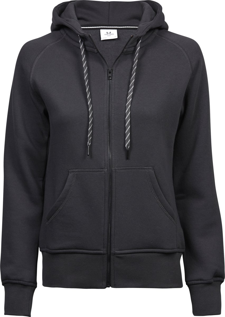 Tee Jays Fashion Hoodie, Dam, Mörkgrå, Stl. S