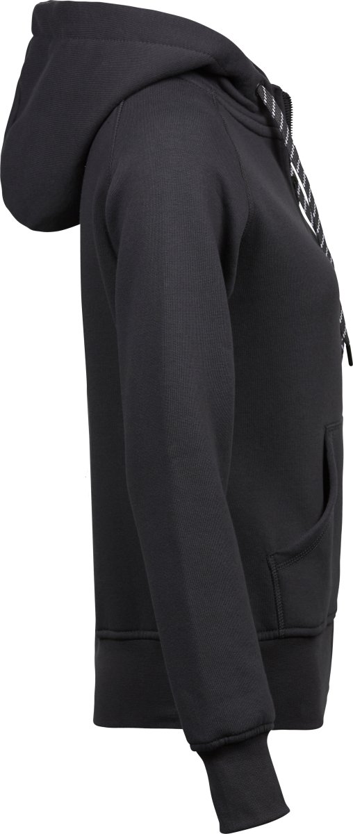 Tee Jays Fashion Hoodie, Dam, Mörkgrå, Stl. S