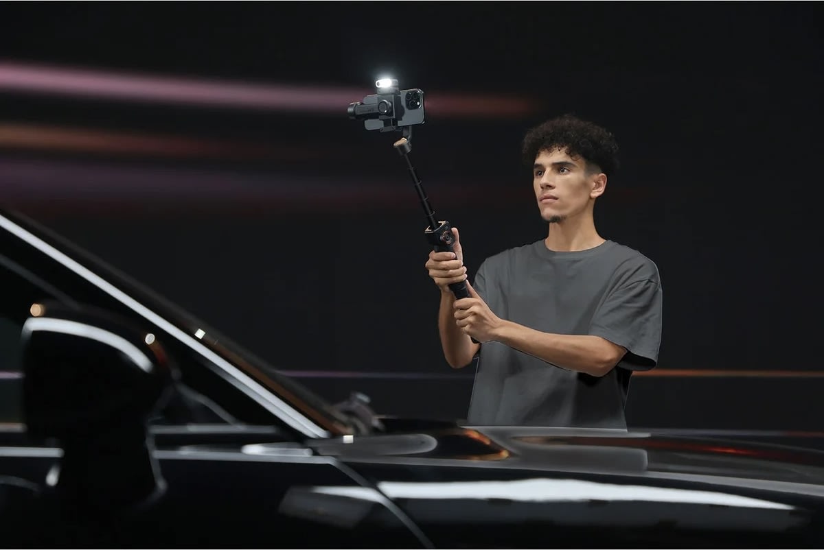 HOHEM Gimbal Isteady M7 Kit med AI Svart