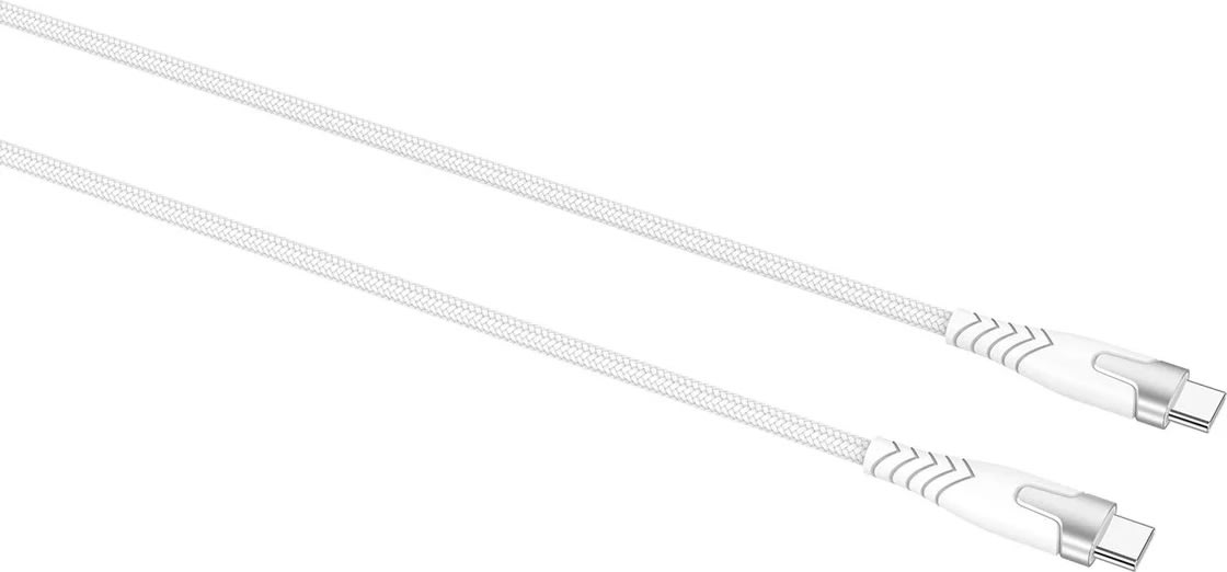 Kevlar-kabel Pro Usb-C 2.0, vit, 1,5 m