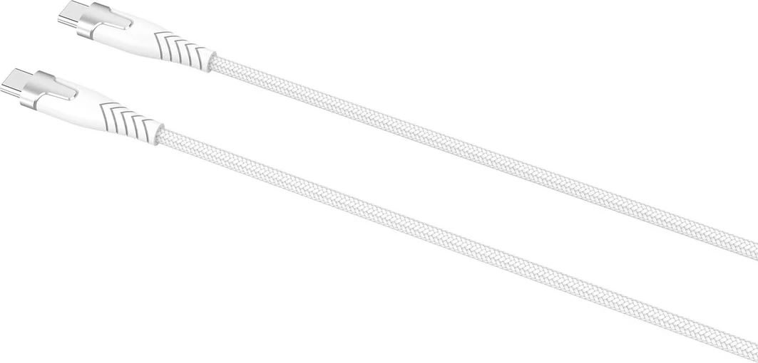 Kevlar-kabel Pro Usb-C 2.0, vit, 1,5 m