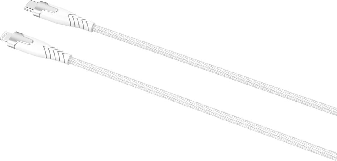Kevlar-kabel Pro Usb-C till Lightning, vit, 1,5 m