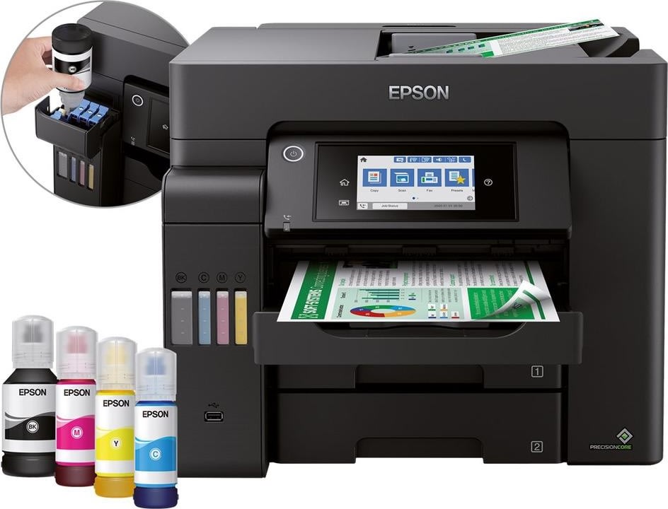 Epson EcoTank ET-5855 multifunktionsskrivare, färg