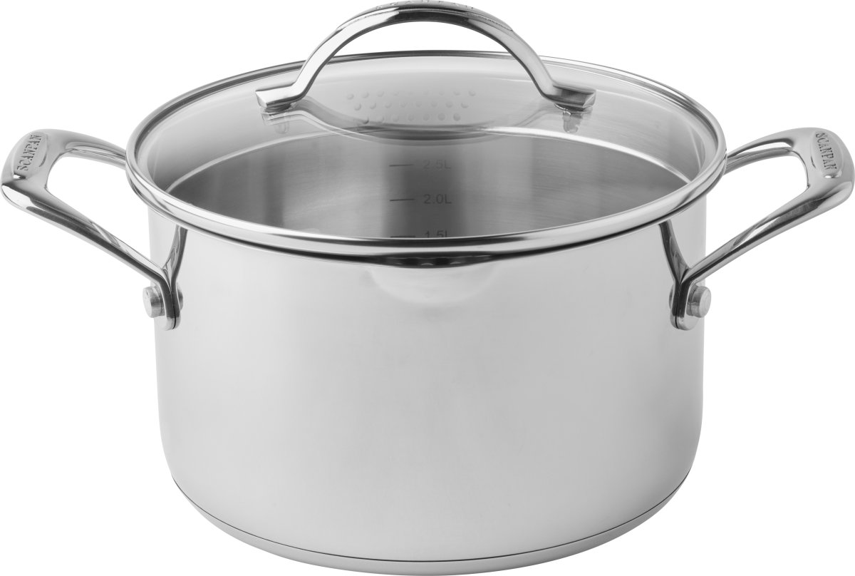 Scanpan STS kastrull med glaslock, 3,4 liter.