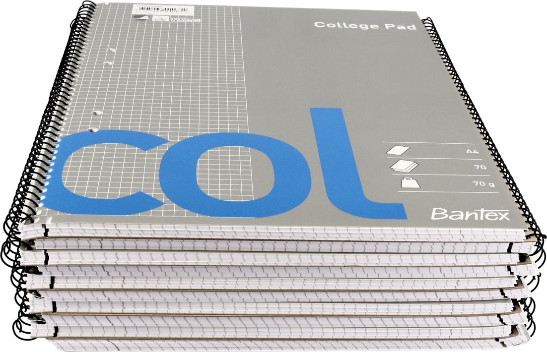 Bantex Col Kollegieblock SE | A4+ | Rutat