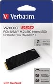 Verbatim SSD-hårddisk VI7000G PCIE NVME M.2 2TB