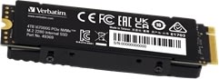 Verbatim SSD-hårddisk Vi7000G PCIe4 NVMe M.2, 4 TB