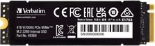 Verbatim SSD-hårddisk Vi7000G PCIe4 NVMe M.2, 4 TB