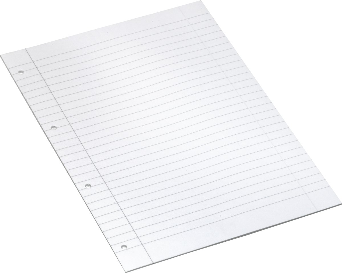 Bantex arbetsblad | A4 | Linjerat | 500 ark