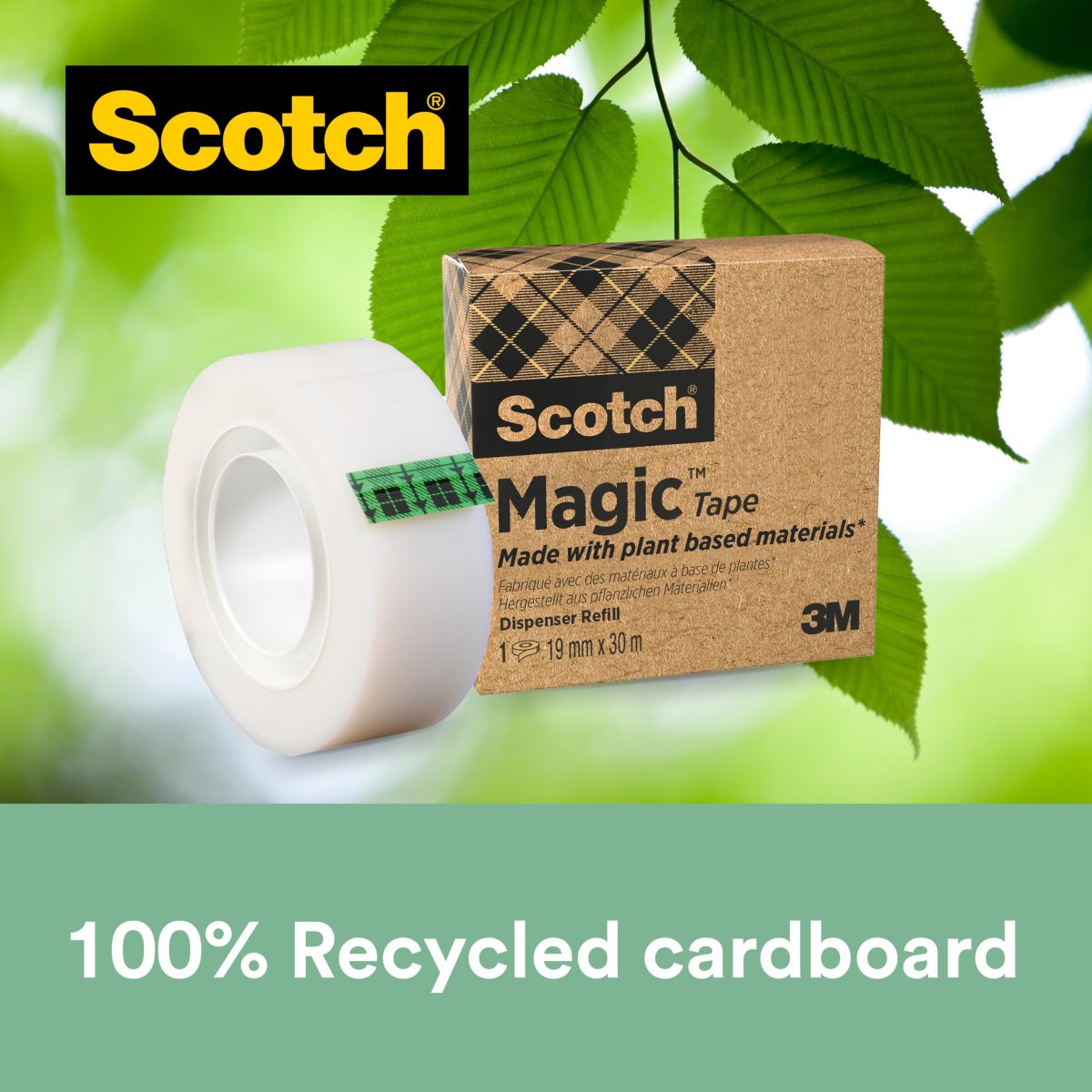Scotch Magic Tape | Växtbaserad | 19mmx30m