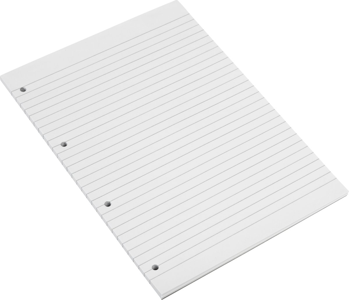 Bantex Block | A4 | Topplimmad | Hålat | Linjerat
