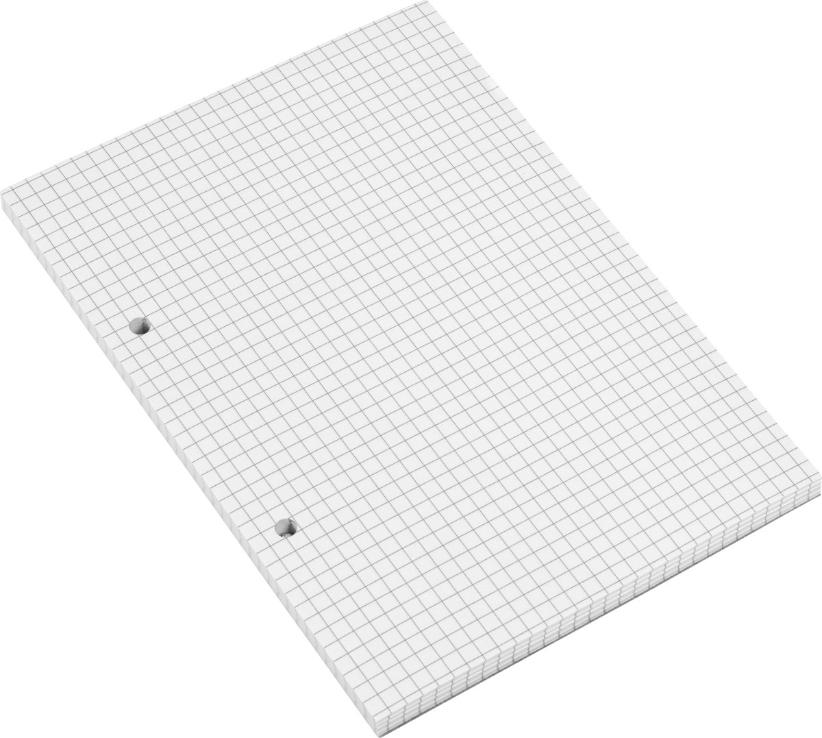 Bantex Block | A5 | Topplimmad | Hålat | Rutat