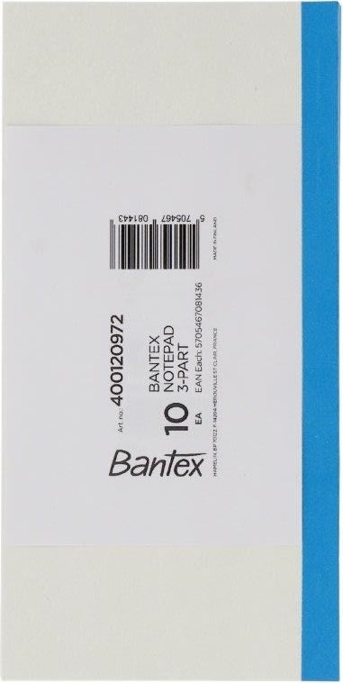 Bantex Telefonblock | 3 delar | 75 ark