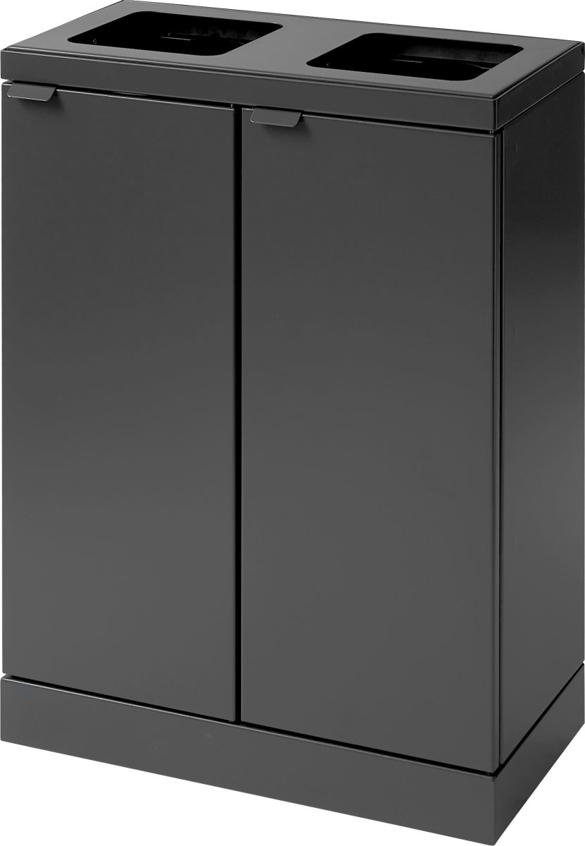 Bica Basic 871 Avfallsstation, 2x45 L, Antracit