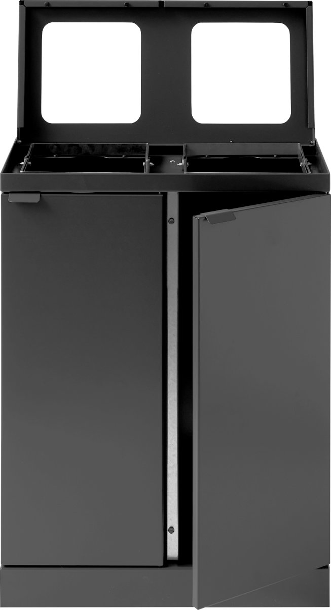 Bica Basic 871 Avfallsstation, 2x45 L, Antracit