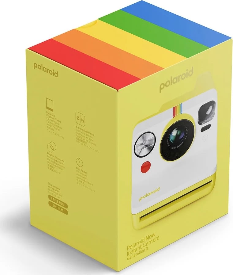 Polaroidkamera Now Gen 3, gul